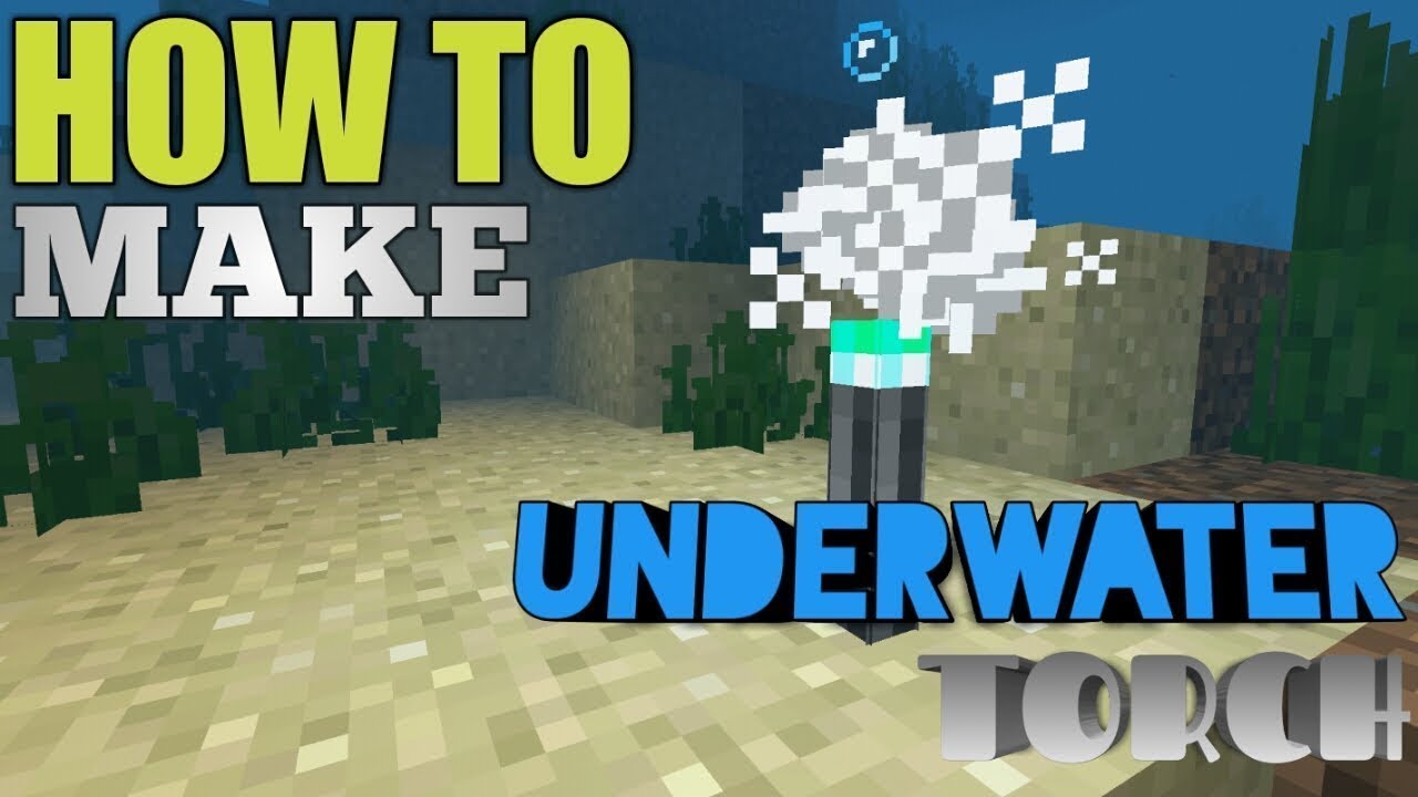 How To Make Underwater Torch In Minecraft / Minecraft Education Edition ...