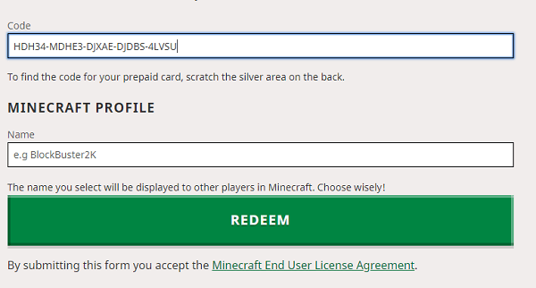 How To Redeem Minecraft Gift Card Codes 2021