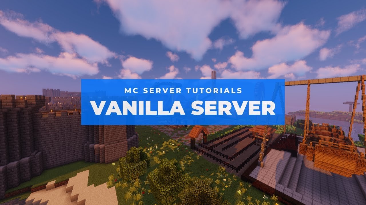 How to set up your own Minecraft Server!! (Vanilla)