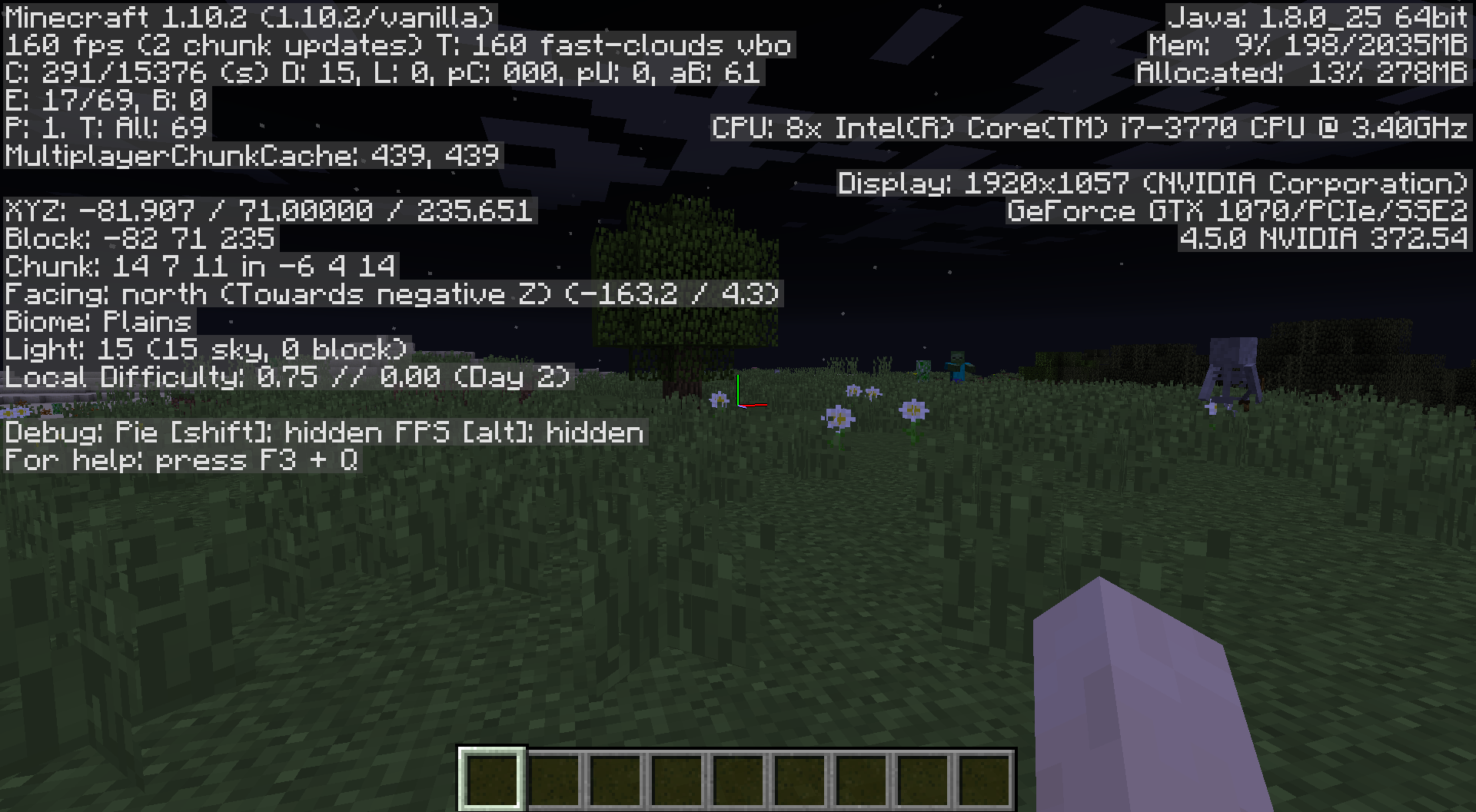 How To Show Coordinates In Minecraft Pc