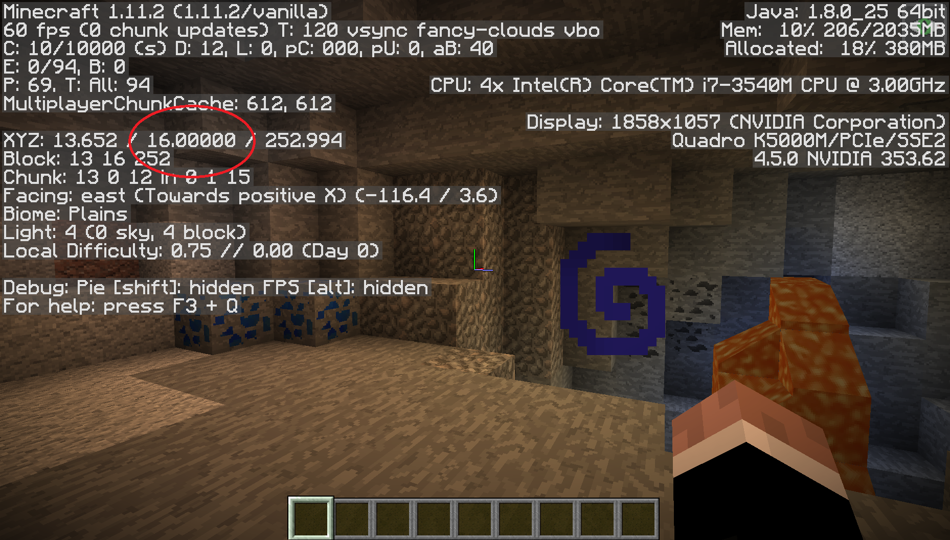 How To Show Your Coordinates In Minecraft Pc