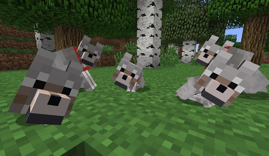 How to Tame Wolves, Ocelots, Horses, Cows, Pigs in Minecraft