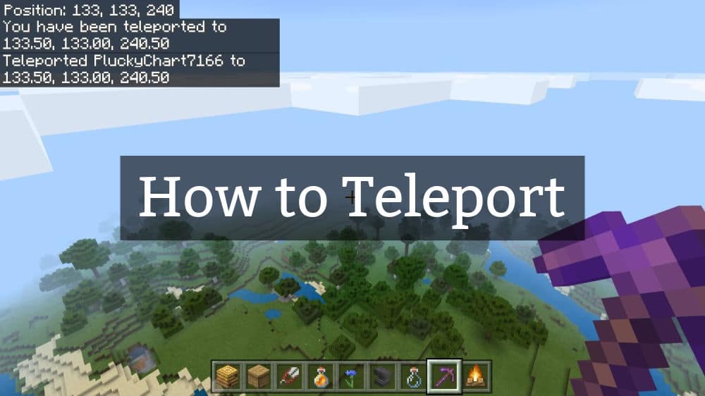 How to teleport in Minecraft Â» Best Gaming Tips