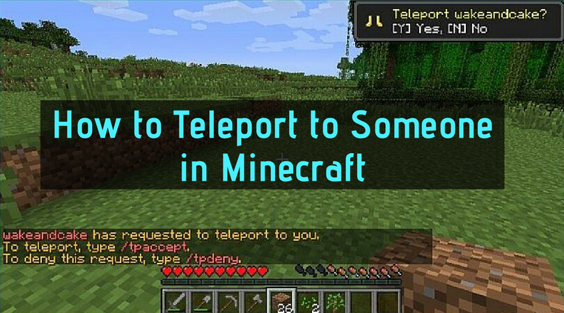 How to Teleport Someone to You in Minecraft: Add a Player