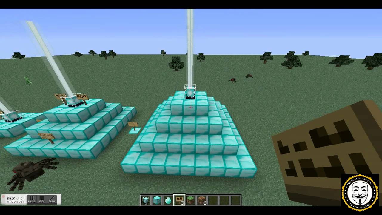 How to use the Beacon in Minecraft 1.6.4