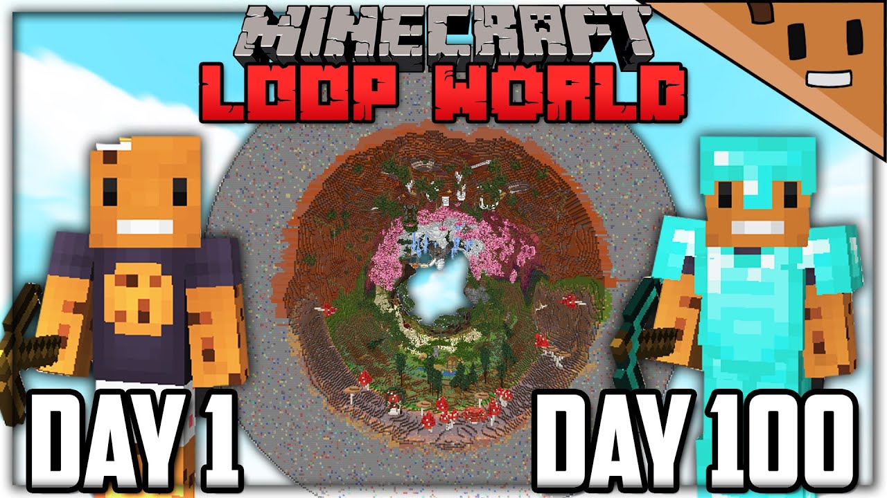 I Spent 100 Days in a LOOP Minecraft World... Here