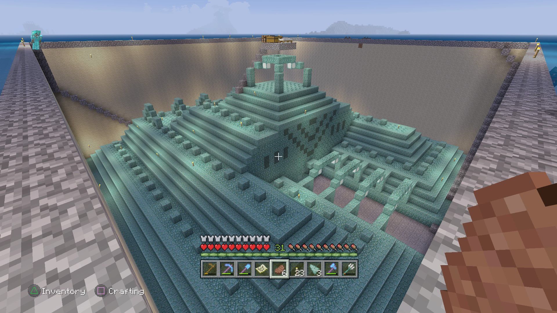 I took one of those underwater temples and thought it would be cool to ...