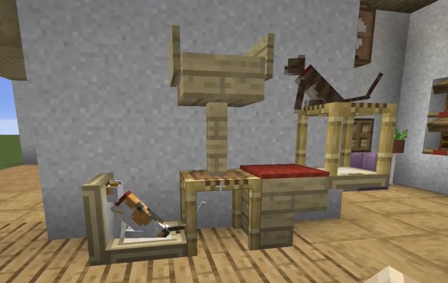 inthelinedesign: Minecraft Cat House Tutorial