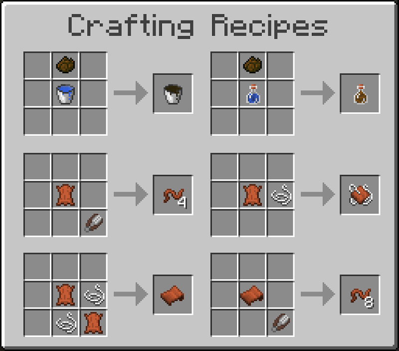 Leather Works Mod for Minecraft 1.12.2