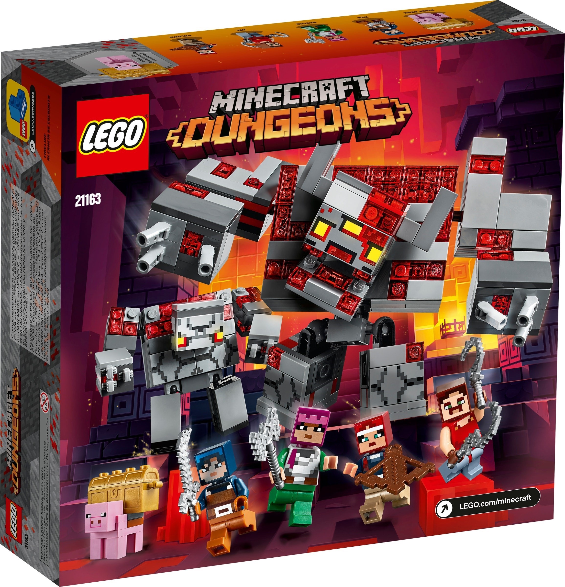 LEGO Minecraft Dungeons 21163 Bitwa o czerwony kamie :: Sklep Kleks