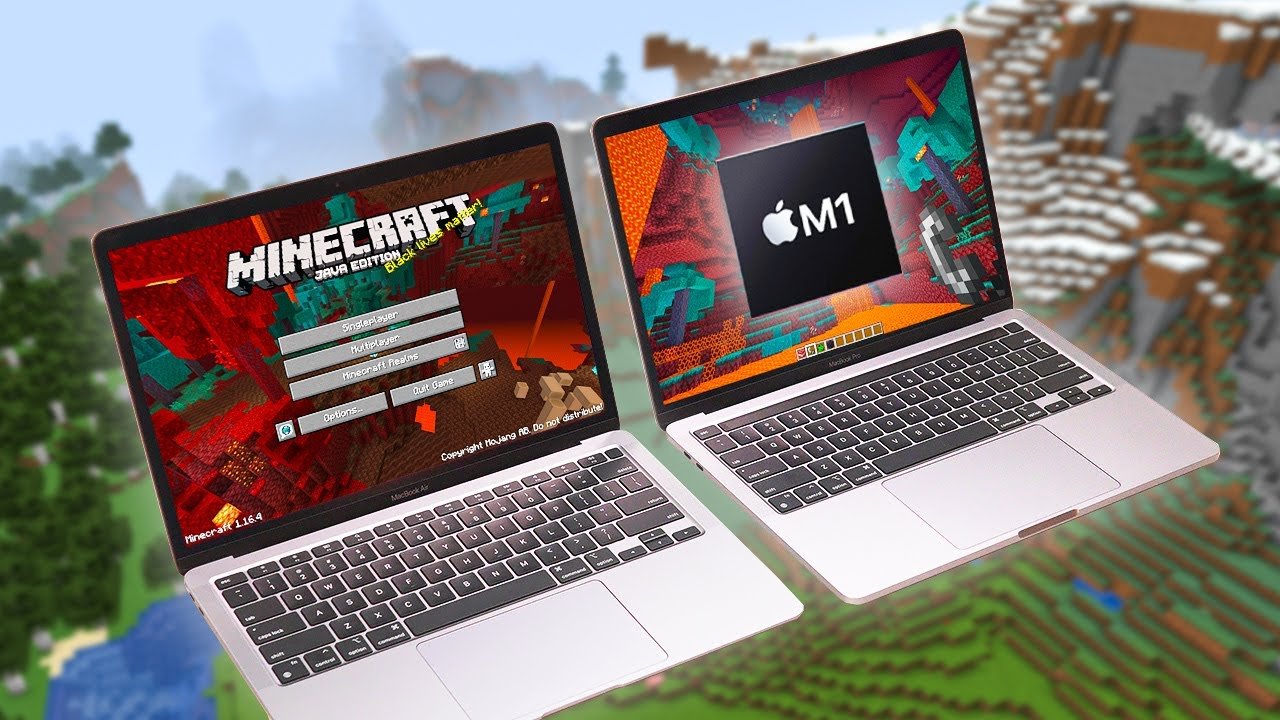 MacBook Air M1 + MacBook Pro M1 // Can They Run Minecraft?! (Gaming ...