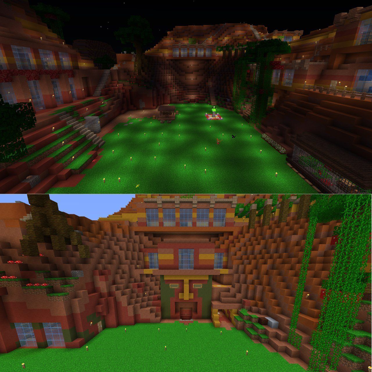 Mine entrance and storage room : Minecraft