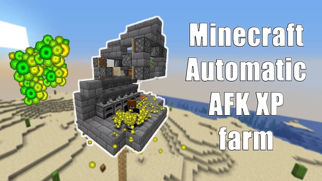 Minecraft AUTOMATIC XP farm/bank 1.15 EASY to make