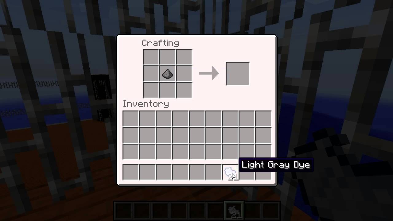 Minecraft Blocks &  Items: Light Grey Dye