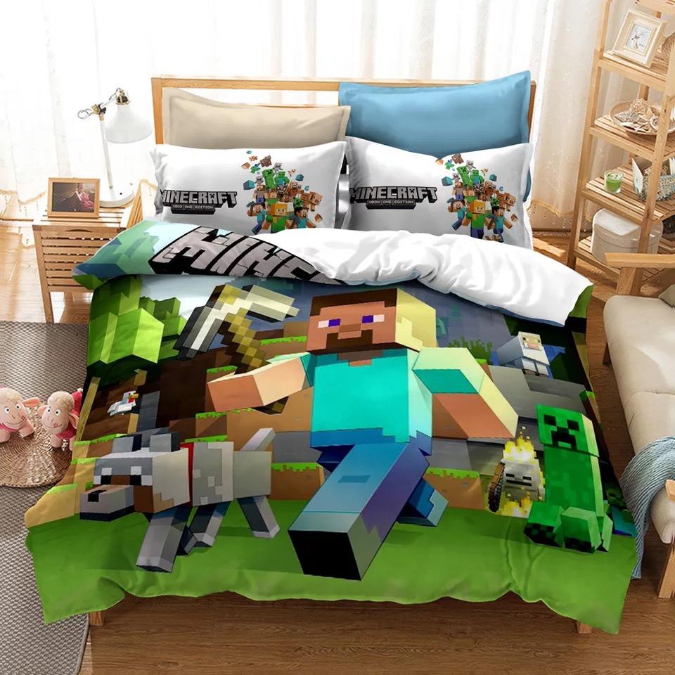 Minecraft Duvet Cover Bedding Set