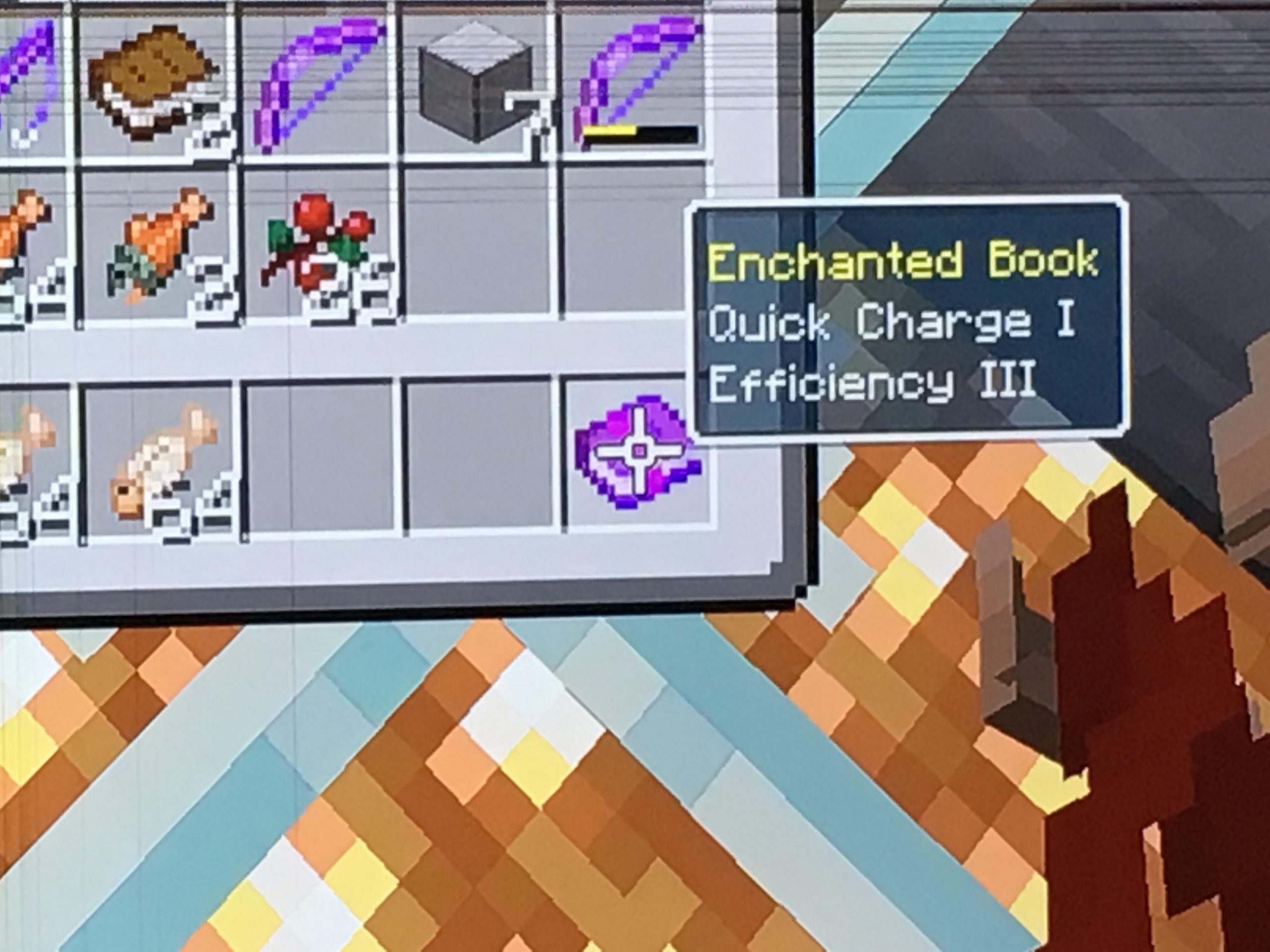 Minecraft Enchanted Book Quick Charge