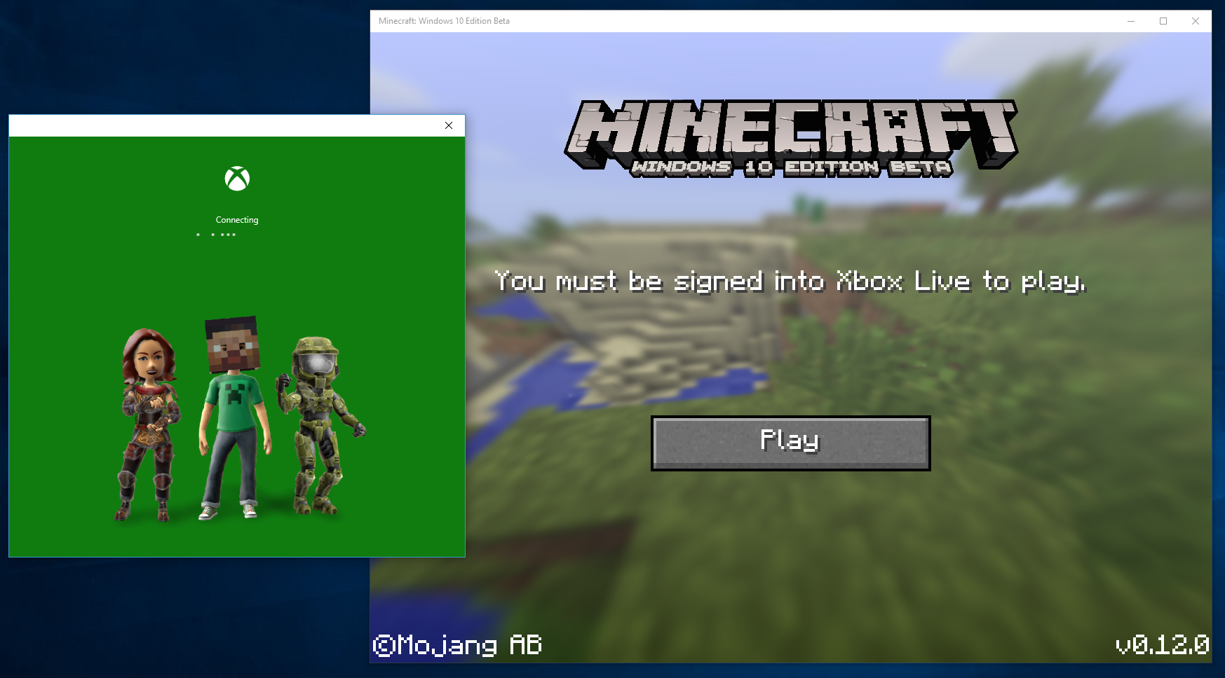 Minecraft Free Trial Windows 10