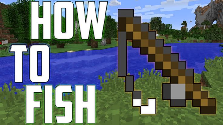 Minecraft How To Catch Fish Fast Like a Pro For Treasure [PC/PS4/PE ...