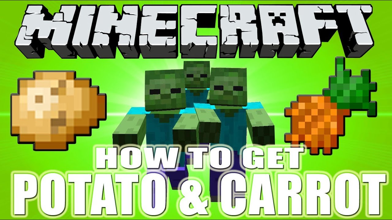 Minecraft How to Get Potato and Carrot