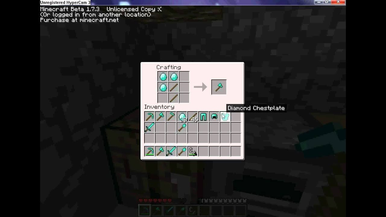 minecraft how to make diamond stuff