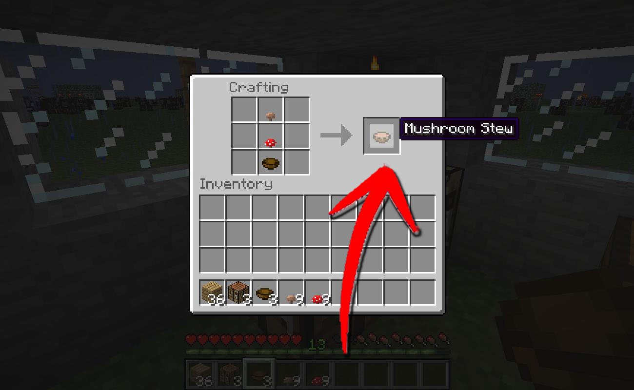 Minecraft How To Make Mushroom Stew