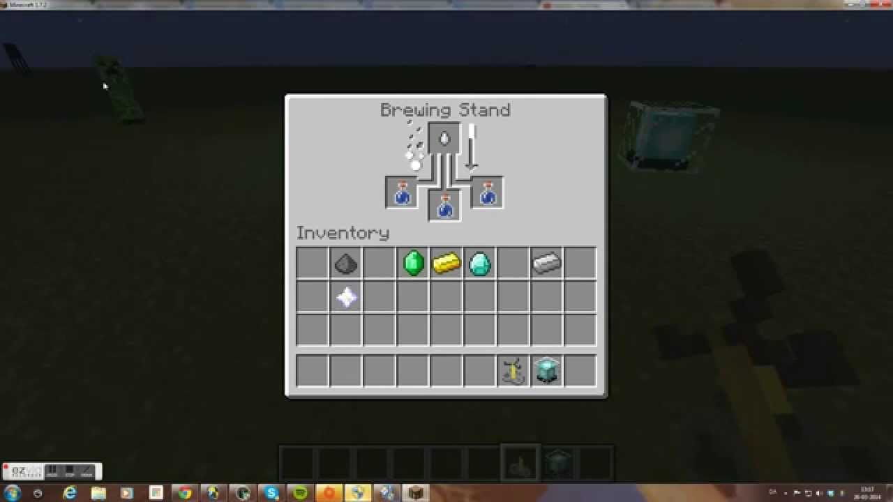Minecraft how to make regeneration potion 1.7.5