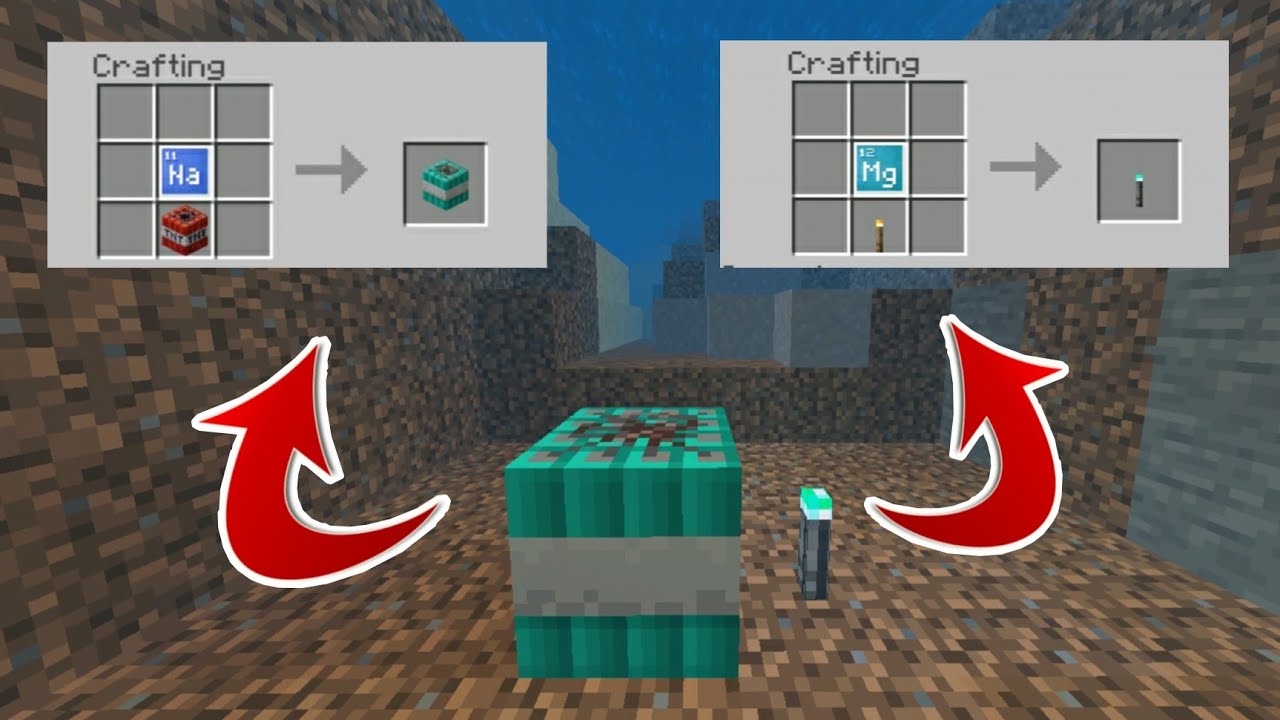 Minecraft: How To Make Underwater TNT And Underwater Torch