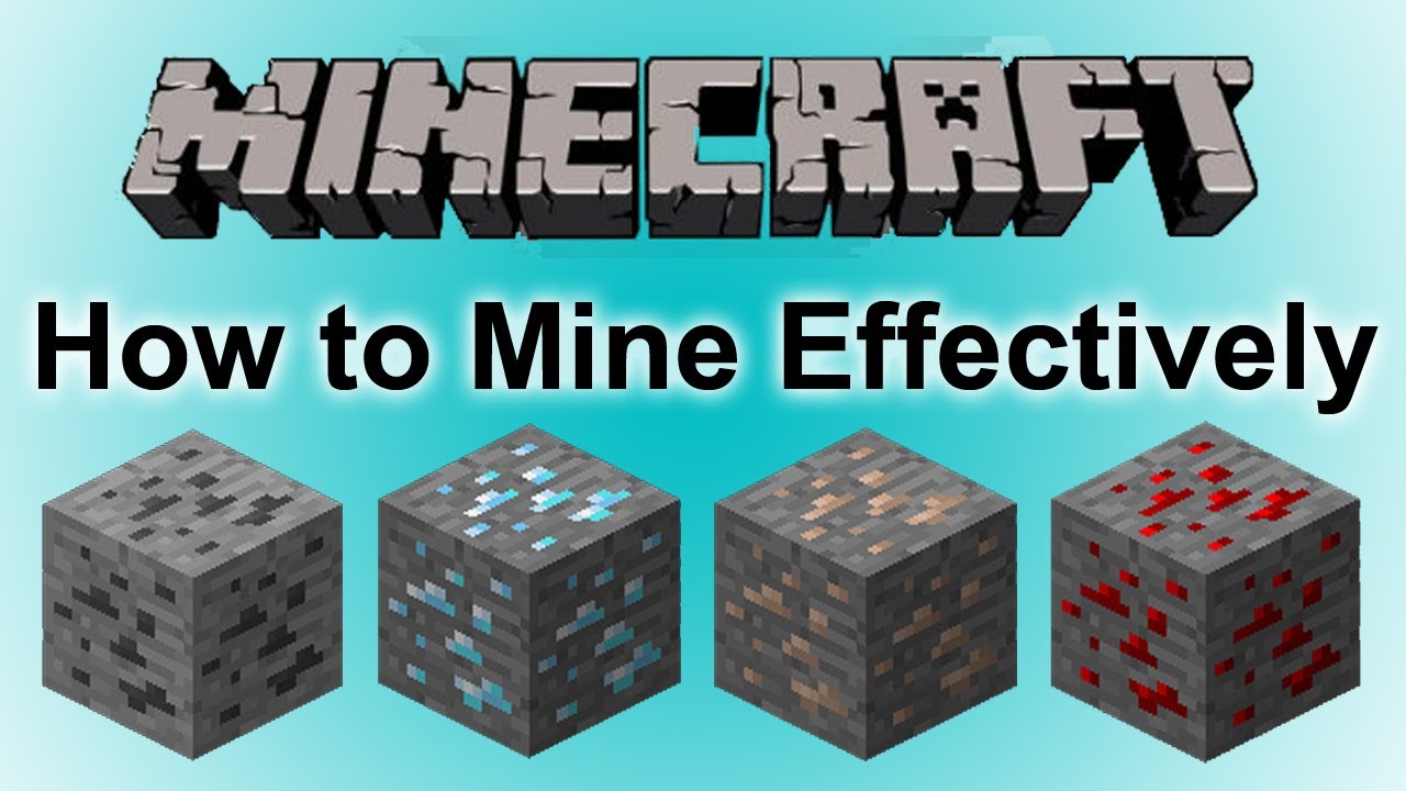 Minecraft: How to Mine Effectively [Diamonds, Iron, Coal ...