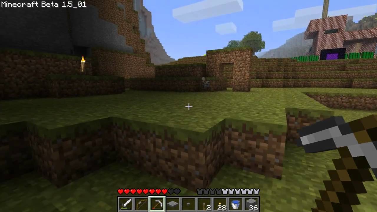 Minecraft How to Open an Iron Door