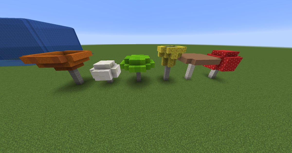 Minecraft How To Place Mushrooms