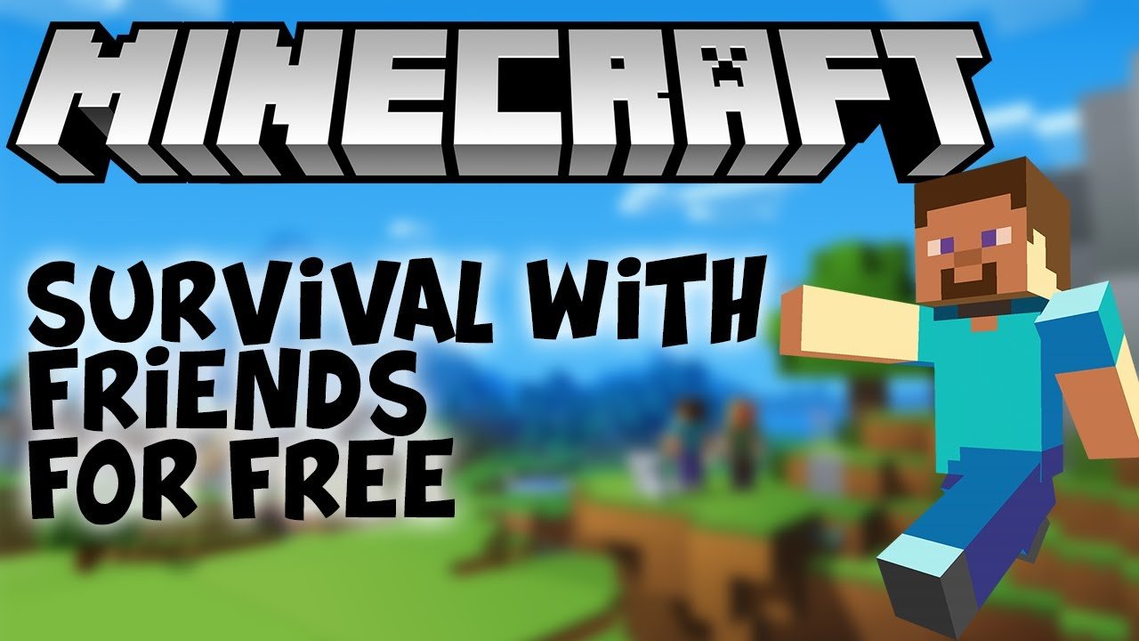 MINECRAFT HOW TO PLAY SURVIVAL WITH YOUR FRIENDS FOR FREE ...