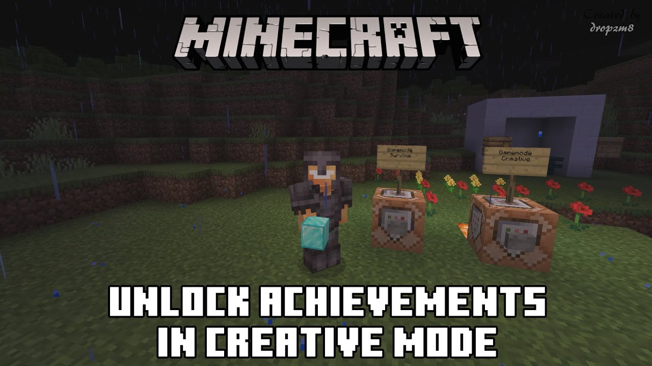 How To Get Achievements In Minecraft Creative Mode Minecraftfanclub Net