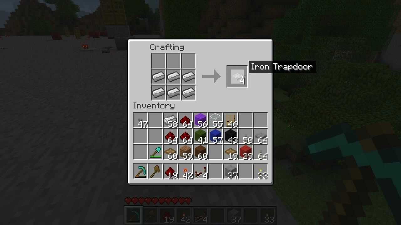 Minecraft Iron Trapdoors