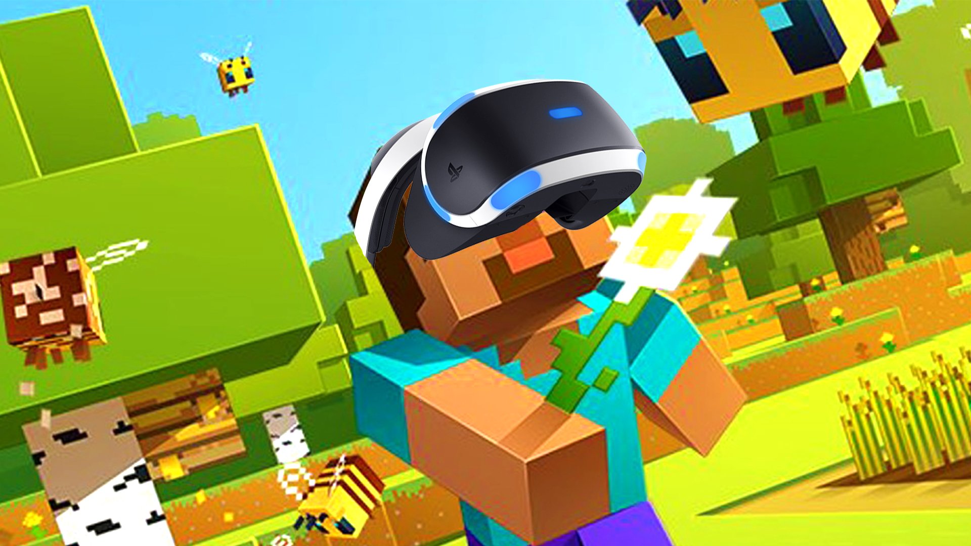 minecraft is officially heading to playstation vr vrscout