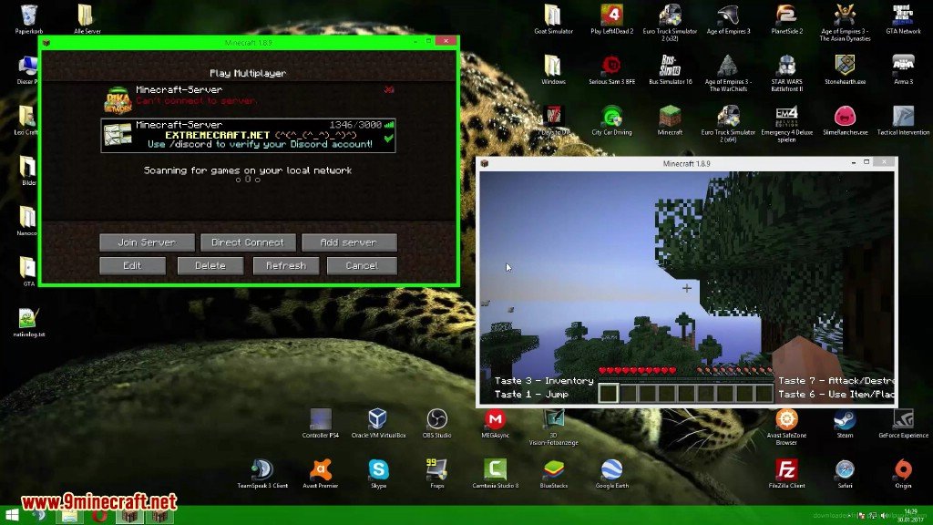 Minecraft java edition controller support mod