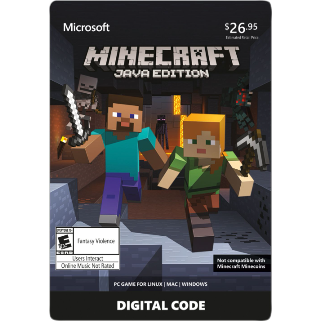 Minecraft: Java Edition Global [Official Website License Code]