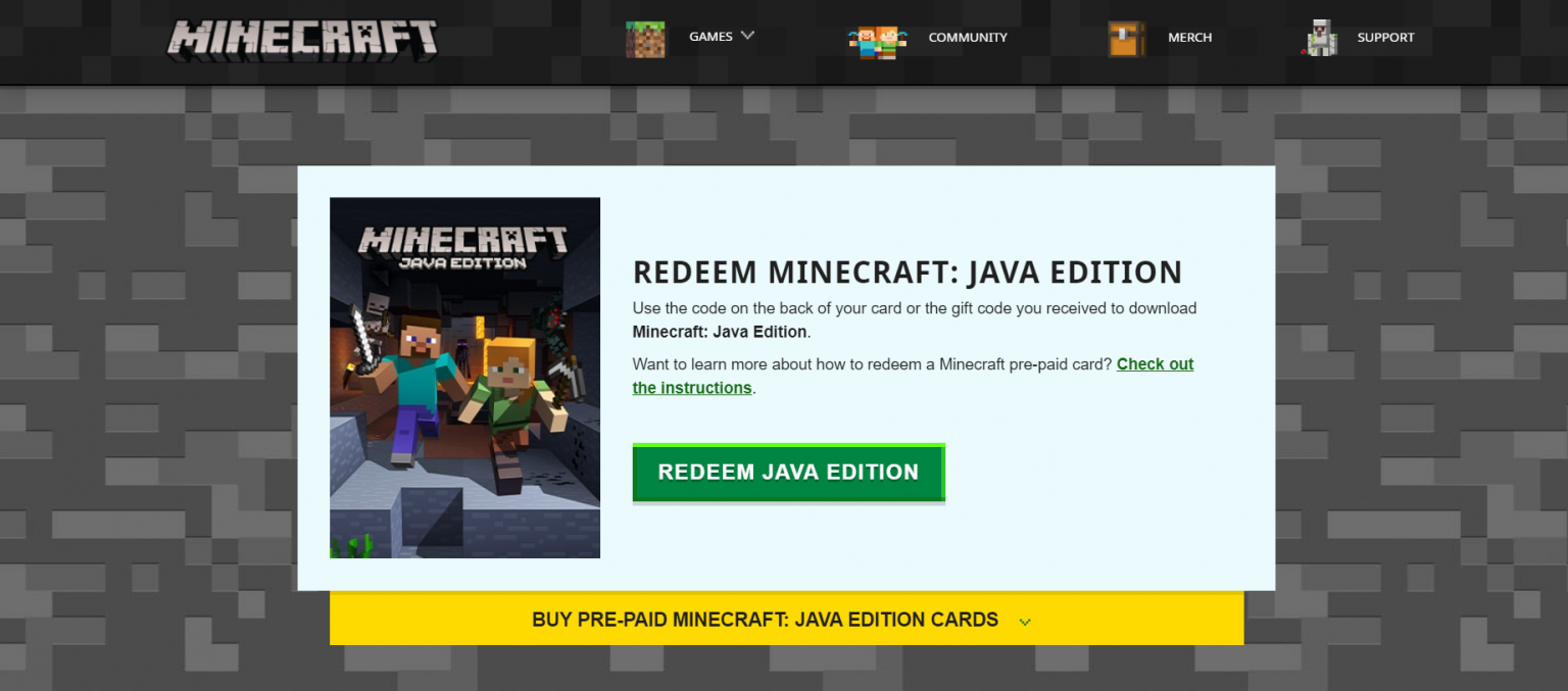 Minecraft Java Edition ÑÑÐ´Ð°Ð»Ð´Ð°Ð¶ Ð°Ð²Ð°Ñ