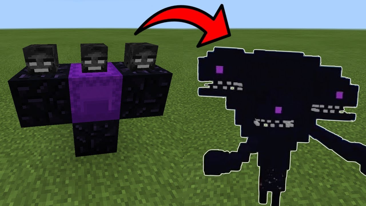 Minecraft PE SECRET: How To Spawn the Wither Storm