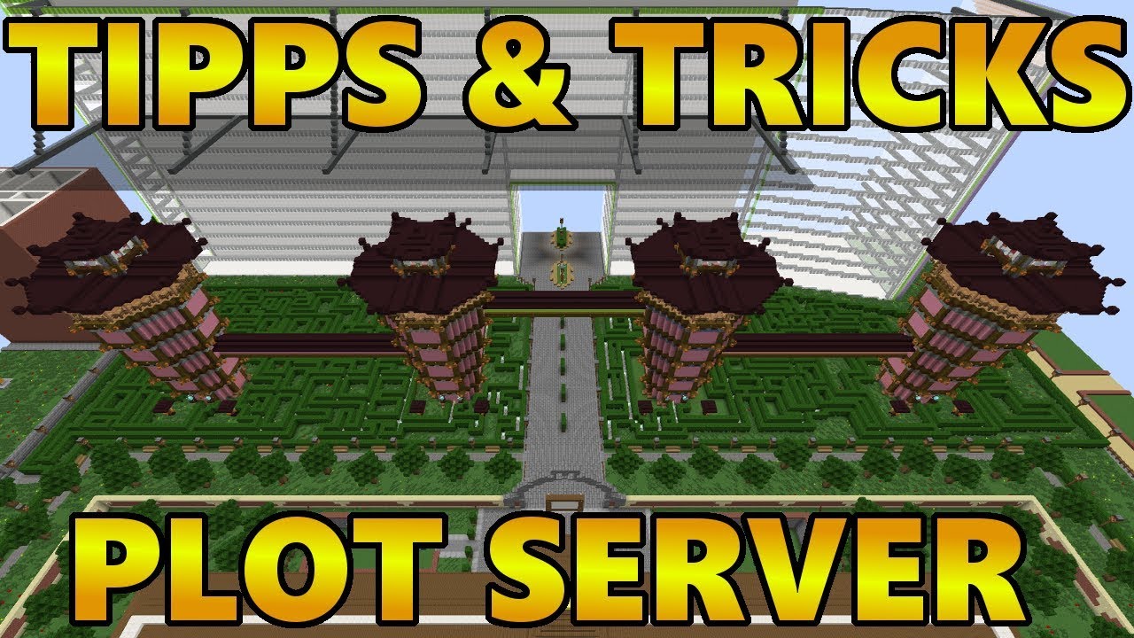 Minecraft plot Server Tipps &  Tricks