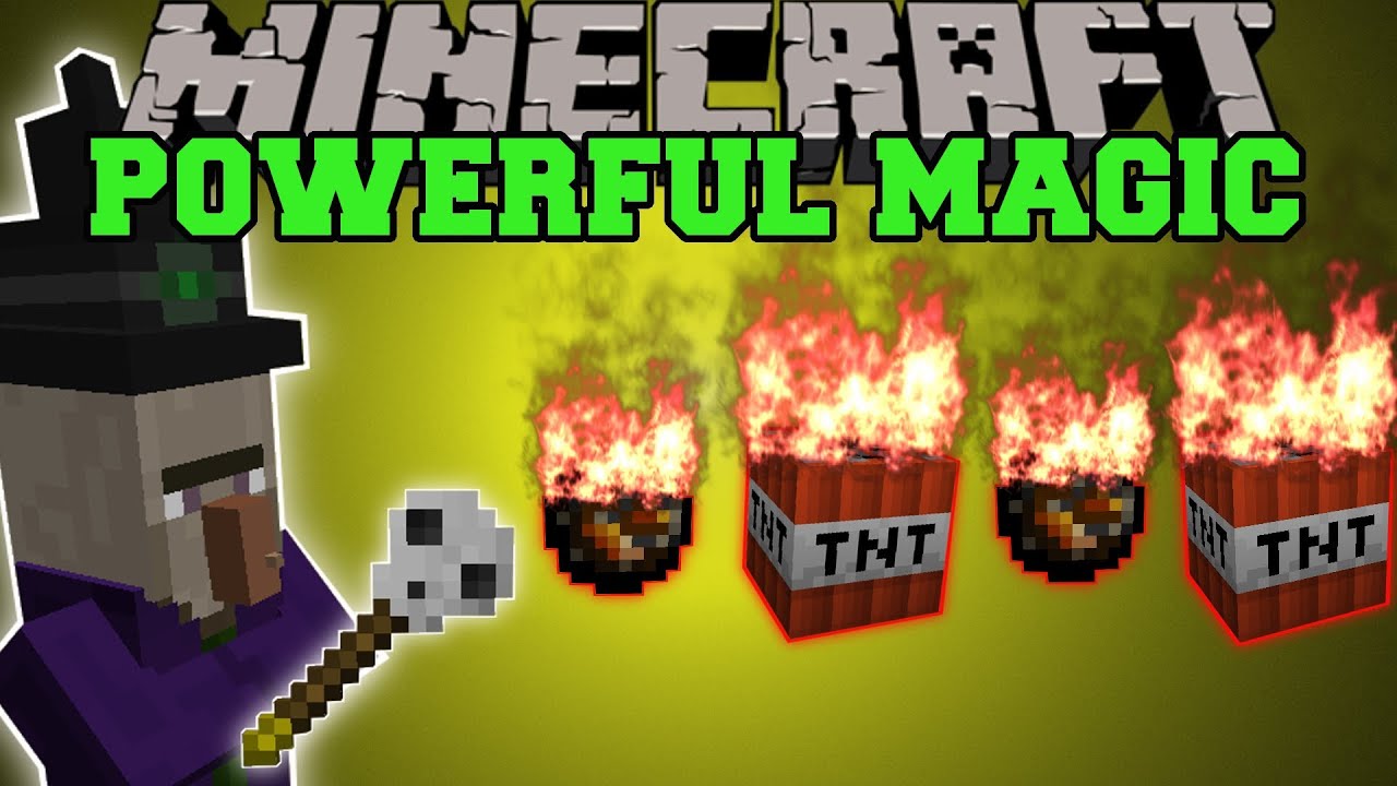Minecraft: POWERFUL MAGIC (EPIC SPELLS WITH MASSIVE ...