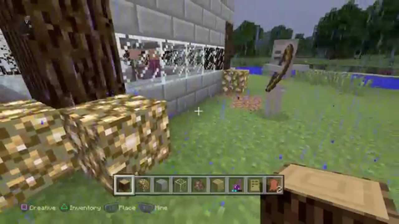 Minecraft PS4 (How to breed villagers) tutorial