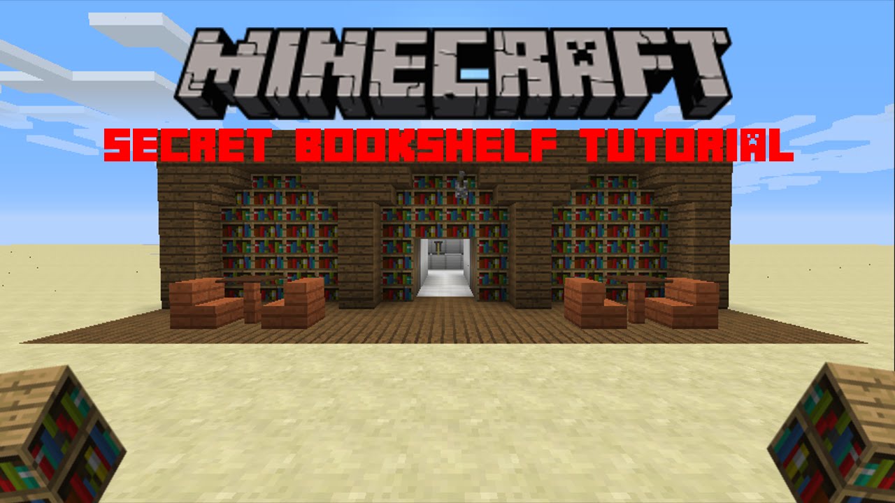 Minecraft Secret Bookcase Door
