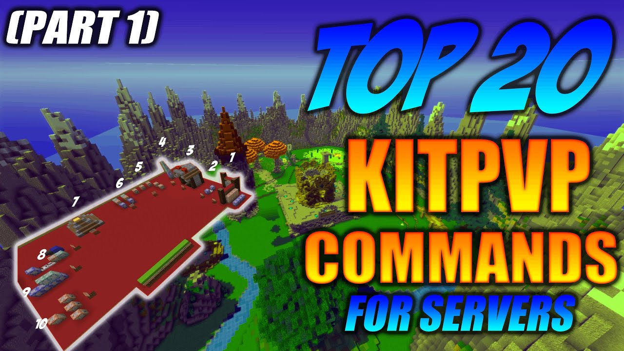 Minecraft: TOP 20 KITPVP SERVER COMMANDS