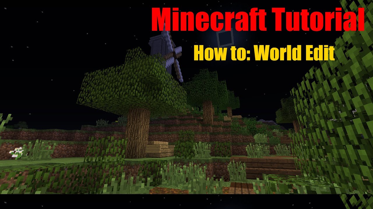 Minecraft : Tutorial ep. 2 How to Copy and Paste Using World Edit