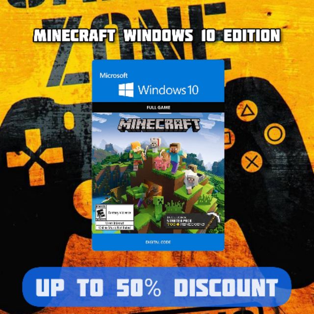 Minecraft Windows 10 Edition (Digital Codes) Microsoft Store