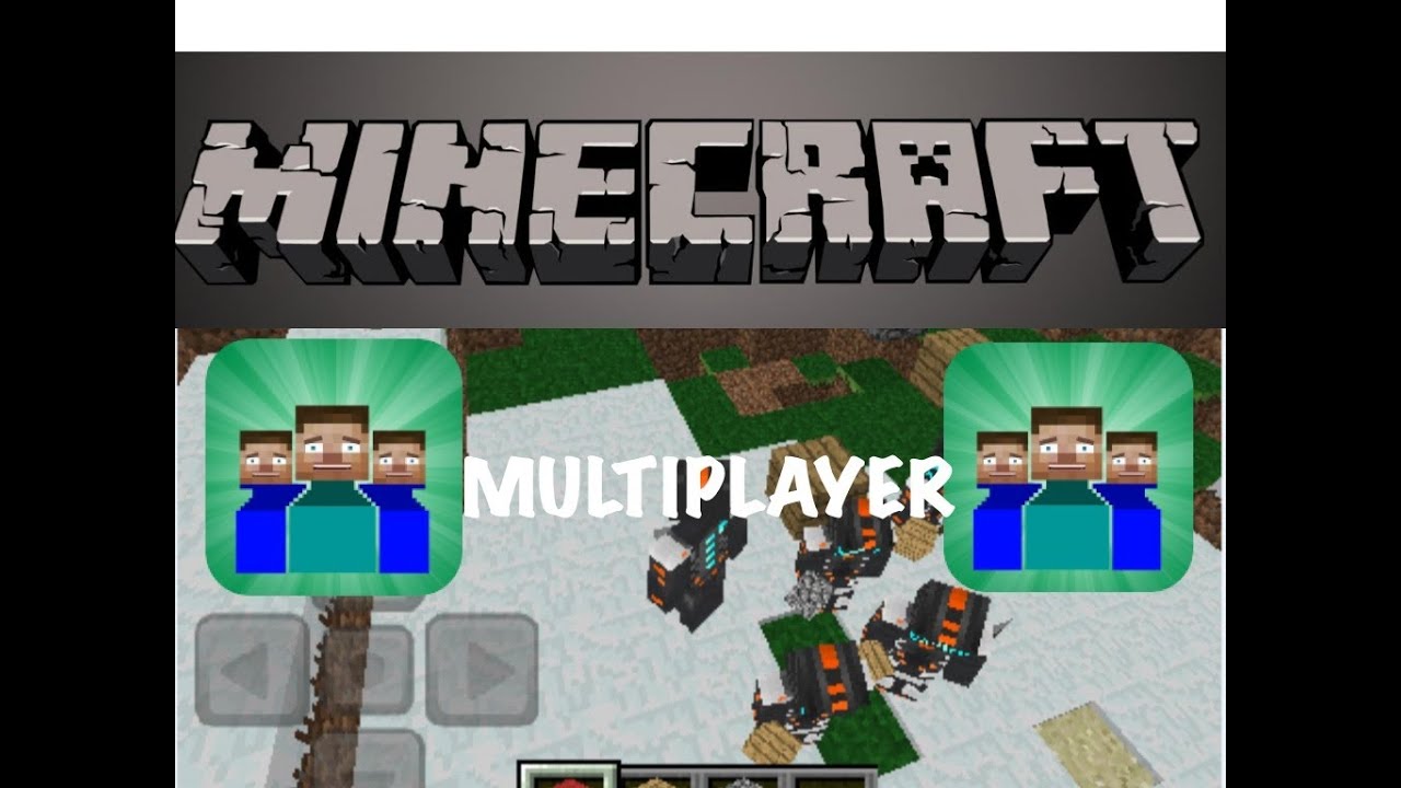 " MULTIPLAYER PE APP"  How To play MINECRAFT PE Online ...