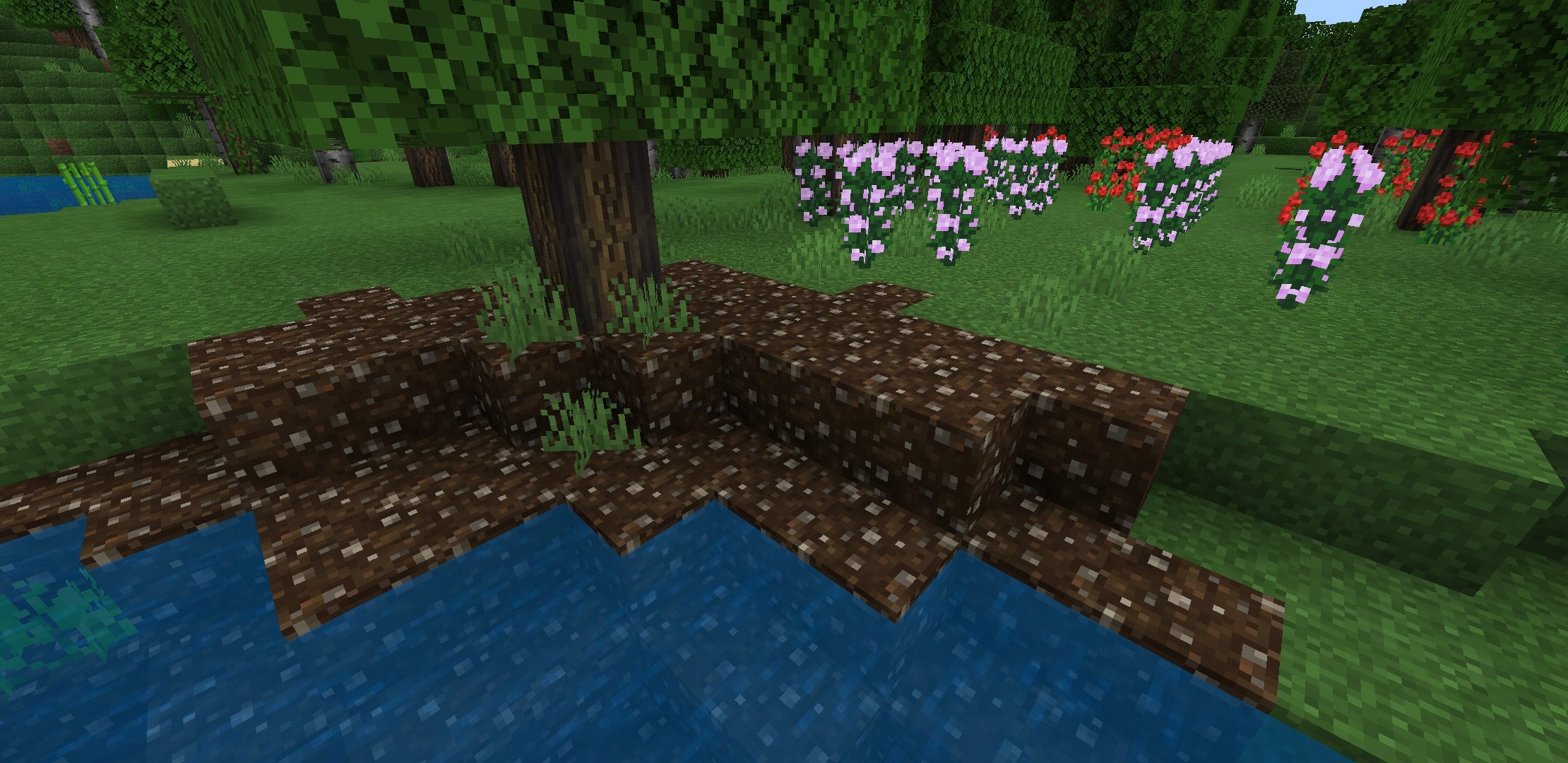 My brand new gravel texture... It looks more like a muddy ...