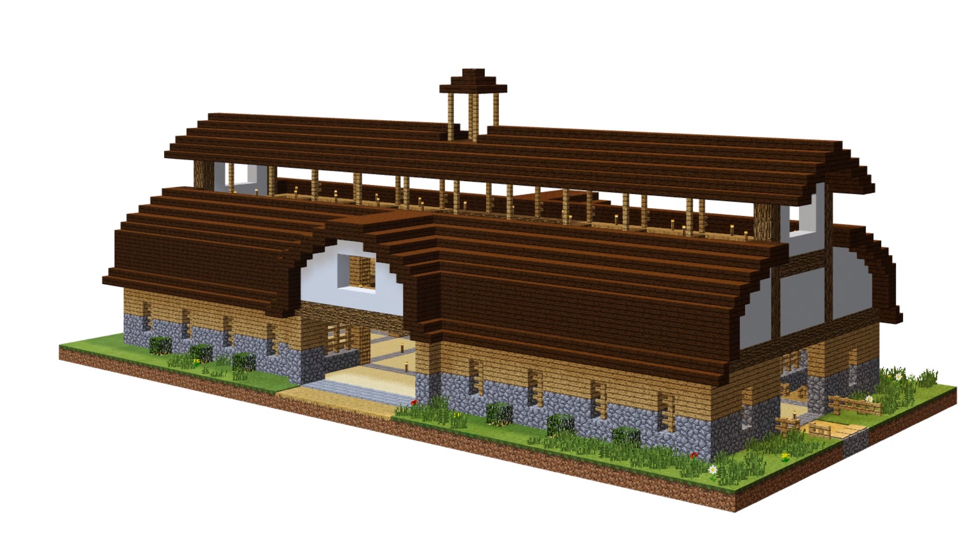My Horse Stable (details in comments) : Minecraft