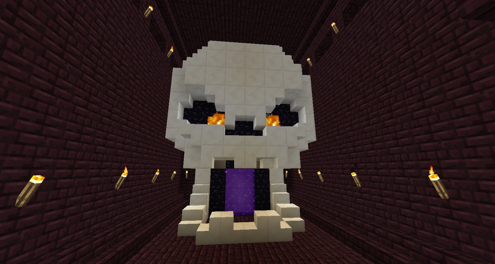My Nether Portal Skull : Minecraft