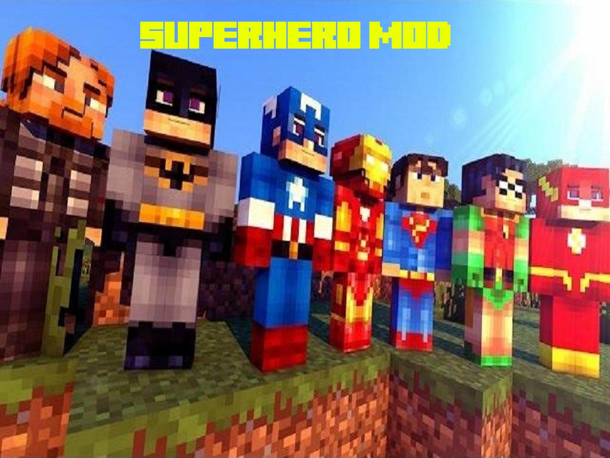 Superhero Mod for Minecraft PEå®å?ä¸è½½ï¼å®å?çAPK